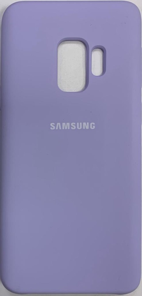 Накладка для Samsung Galaxy S9 Silicone cover лаванда