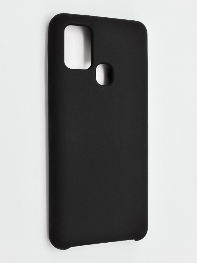 Накладка для Samsung Galaxy A21S Silicone cover черная