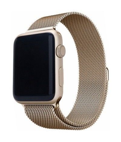 Сменный браслет для Apple Watch 42-44mm Milano №28 бронзовый
