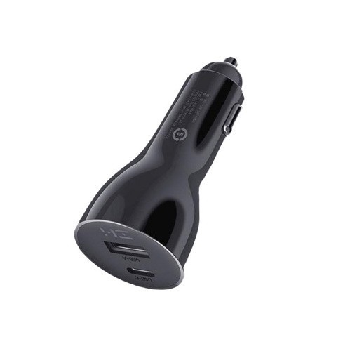 Автомобильное зар. устр. Xiaomi ZMI Metal Car Charger 1USB+1Type-C 45W (AP721)
