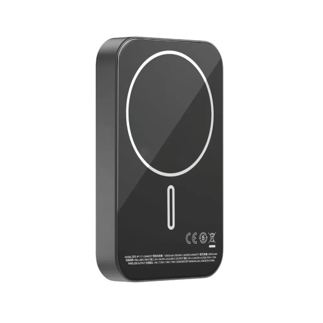 Powerbank магнитный с MagSafe Momax Q. Mag X1 10000mAh IP117AD черный