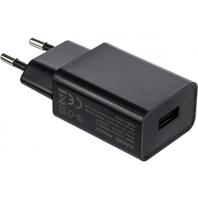 Сетевое зарядное устройство Xiaomi 1 USB, 2A MDY-08-EO черное