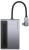 USB-С хаб Baseus 1USB/1C/TF/SD/HDMI 4K/3.5мм (CAHUB-DA0G) серебристый