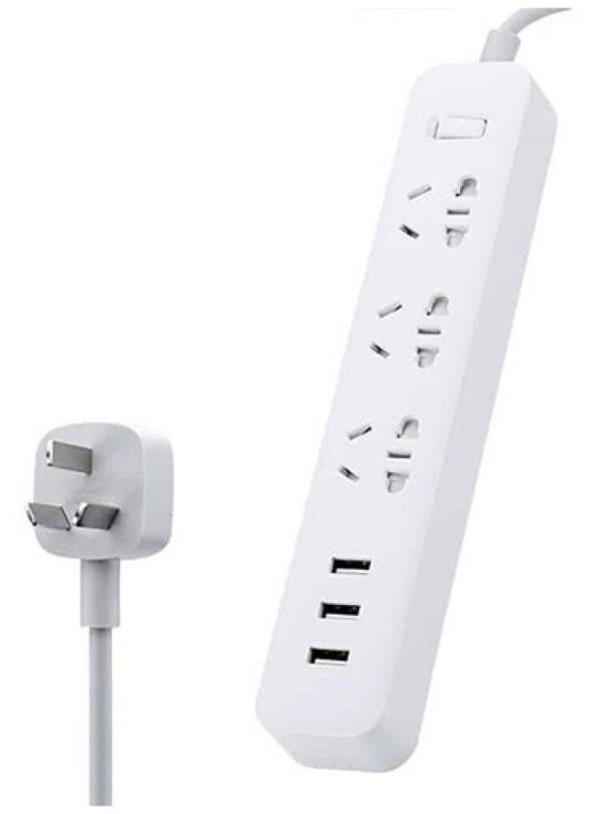 Сетевой адаптер Xiaomi Mi Power Strip 3 Sockets/3 USB Potrs NRB4027CN белый
