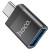 OTG Type-C Hoco Type-C (выход) на USB3.0 (вход) черный
