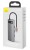 USB-C хаб Baseus Metal Gleam 8в1 3USB/HDMI/USB-C/MicroSD/TF/RJ45 (CAHUB-CV0G) серый