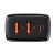 Сетевое зарядное устройство с быстрой зарядкой Baseus Super Charge 3 порта 2USB/1C 30W черное