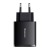 Сетевое зарядное устройство с быстрой зарядкой Baseus Super Charge 3 порта 2USB/1C 30W черное