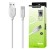 Usb Кабель-зарядка Lightning Borofone BX14 Link jet 2.4A 1м силиконовый белый