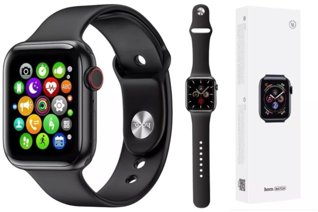 Смарт-часы Hoco Y1 Smart Watch 1.75"/320х385/230mAh/72ч/BT4.0 черные