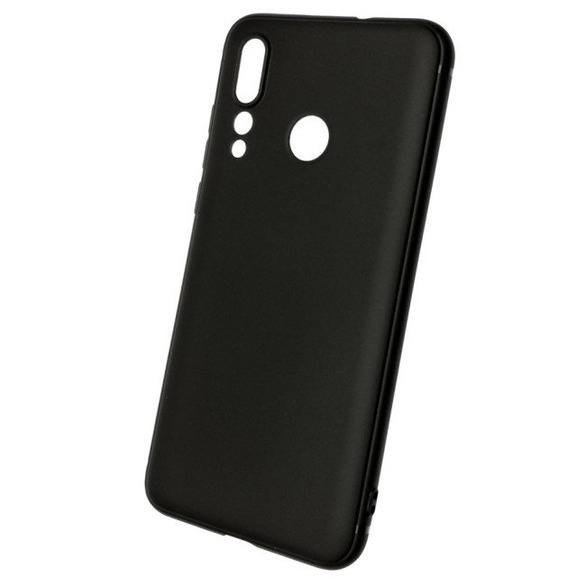 Чехол-накладка для Huawei Nova 4 силикон матовый чёрный