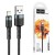 Usb Кабель-зарядка Lightning Hoco DU46 2.4A 2м черный