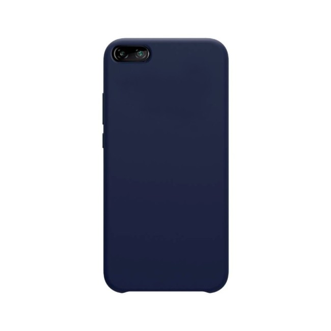 Накладка для Huawei Y5 Prime 2018 / CW 7 Silicone cover темно-синяя