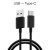 Usb Кабель для зарядки Type-C Hoco 3A PD3.0 1м черный
