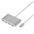 OTG TYPE-C на 4USB HUB2.0 Hoco HB3 серебристый