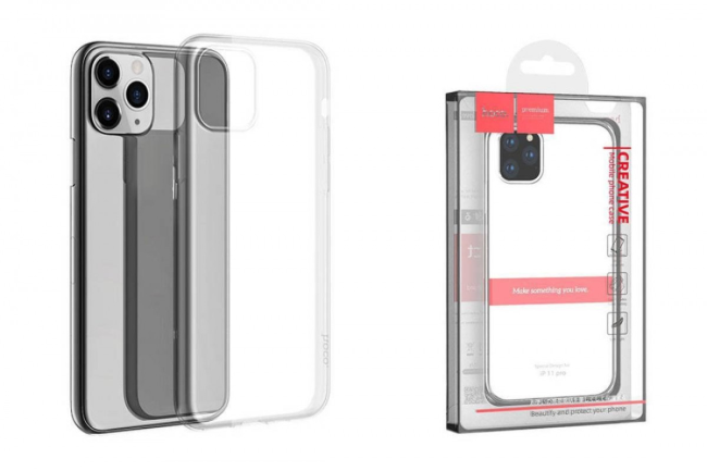 Накладка для i-Phone 15 Pro Hoco Light силикон тонкий прозрачный