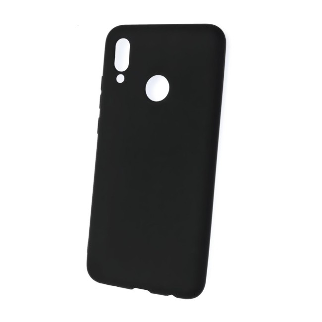 Чехол-накладка для Huawei P Smart (2019) силикон матовый чёрный
