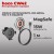 Держатель в авто в воздуховод + беспроводная зарядка MagSafe Hoco CW-42 15W магнитный черный