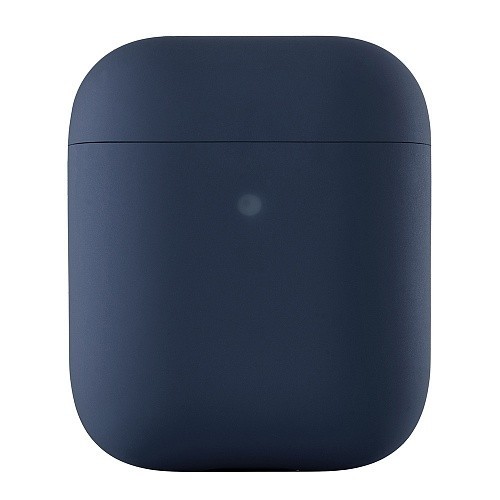 Силиконовый чехол для AirPods темно-синий