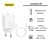 Сетевое зарядное устройство Baseus Quick Charger 1C 25W белое с шнуром