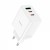 Сетевое зар. устр. Hoco C126A 1USB/2C 18W/40W белое
