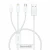 Кабель-зарядка Baseus Superior 3в1 i-Phone/Type-C/Micro 3.5A 0.5м P10320105221-01 белый