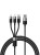 Usb Кабель-зарядка Micro+Lightning+Type-C Baseus StarSpeed 3.5A 0.6м чёрный