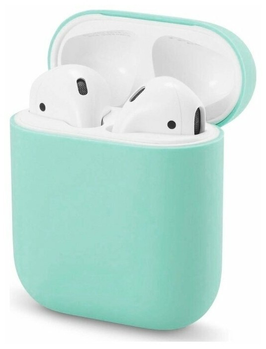 Силиконовый чехол для AirPods бирюзовый