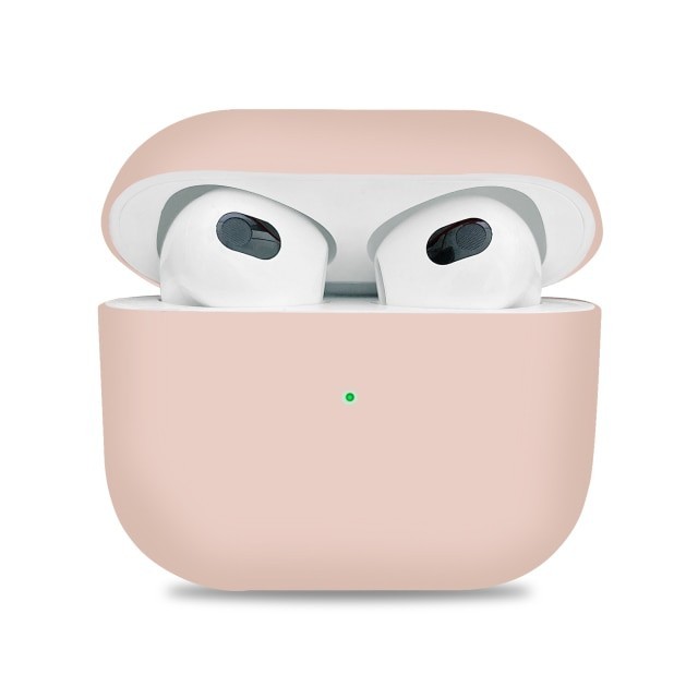 Силиконовый чехол для AirPods 3 пудро