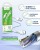 Usb Кабель для зарядки Type-C Hoco Cool power 3A 1м силиконовый белый