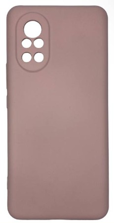 Накладка для Huawei Nova 8 Silicone cover без логотипа пудро