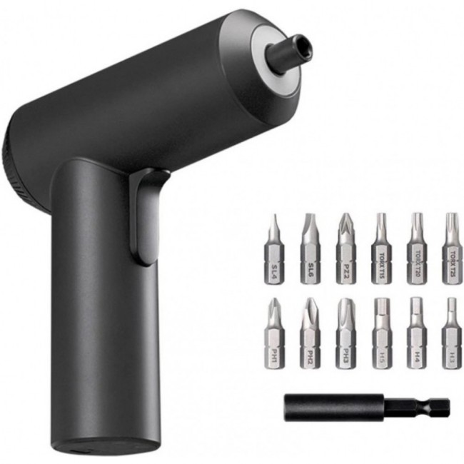 Отвертка аккумуляторная Xiaomi MiJia Electric Screwdriver Gun черная