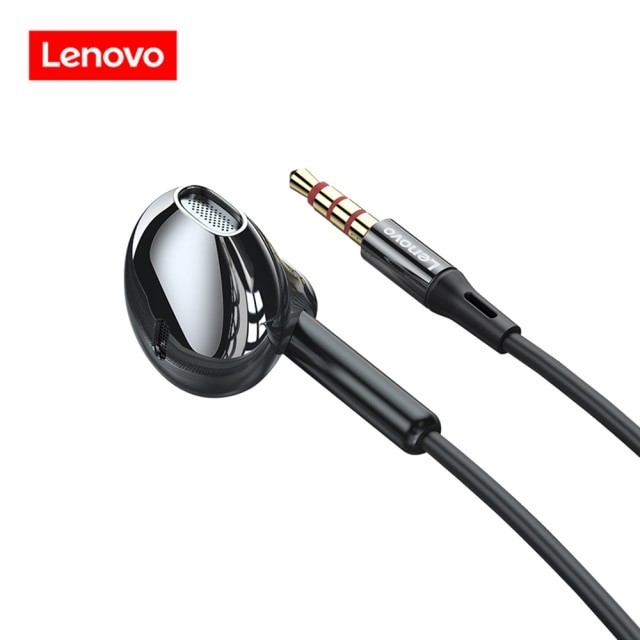 Наушники с микрофоном Lenovo XF06 1.2м черные