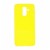Накладка для Samsung Galaxy A6 Plus (2018) Silicone cover желтая