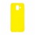 Накладка для Samsung Galaxy A6 Plus (2018) Silicone cover желтая