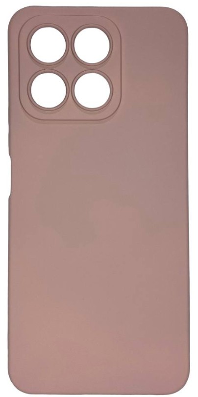 Накладка для Huawei Honor X8A Silicone cover без логотипа пудро