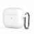 Силиконовый чехол для AirPods 3 c карабином белый