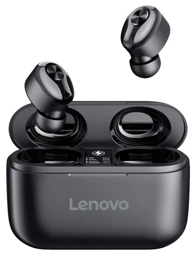 Беспроводные наушники TWS Lenovo HT18 BT5.0/40mAh/4ч черные