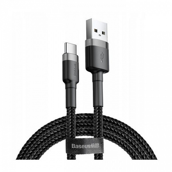 Usb Кабель-зарядка TYPE-C Baseus Cafule 2A 2м (CATKLF-CG1) черный