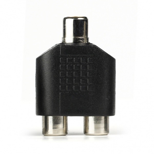 Переходник 1хRCA (мама)-2хRCA (мама) Smartbuy A218